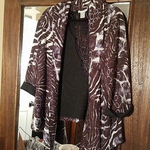 Alberto Makali open sweater